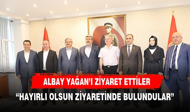 AK PARTİ HEYETİNDEN ALBAY YAĞAN'A ZİYARET