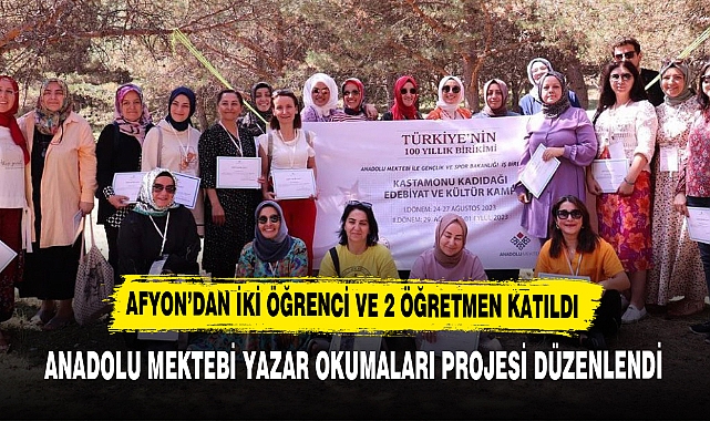 ANADOLU MEKTEBİ YAZAR OKUMALARI PROJESİ DÜZENLENDİ