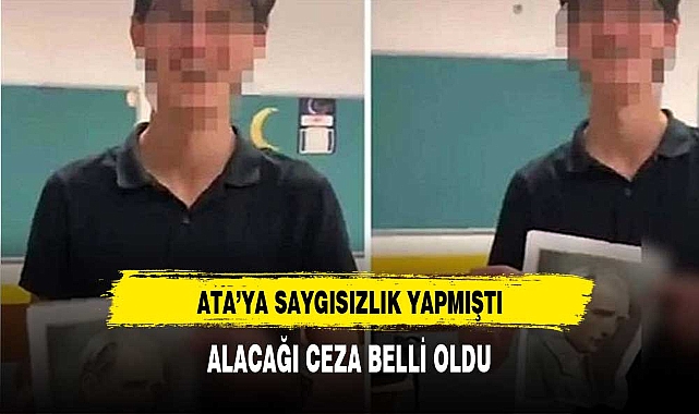 ATA'YA SAYGISIZLIK YAPMIŞTI