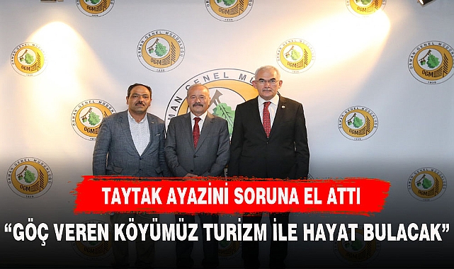 MHP'Lİ TAYTAK SORUNA EL ATTI AYAZİNİ ÇÖZÜME KAVUŞUYOR