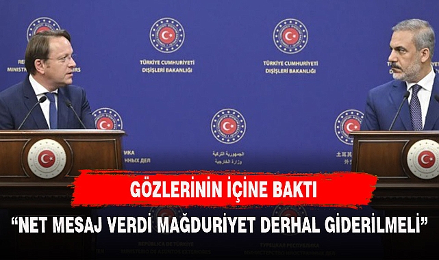 Bakan Fidan'dan AB komiserine net mesaj