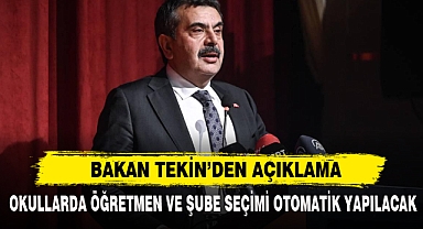 BAKAN TEKİN’DEN AÇIKLAMA