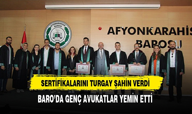 BARO’DA GENÇ AVUKATLAR YEMİN ETTİ