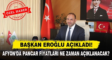 BAŞKAN EROĞLU AÇIKLADI!