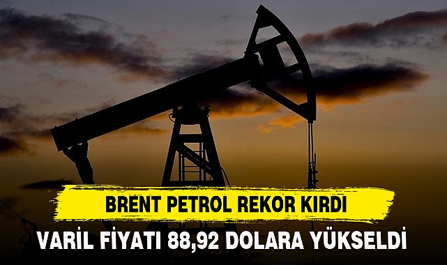BRENT PETROL REKOR KIRDI