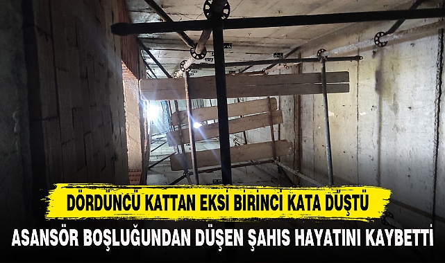 DÖRDÜNCÜ KATTAN EKSİ BİRİNCİ KATA DÜŞTÜ