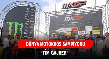 Dünya Motokros şampiyonu Tim Gajser oldu