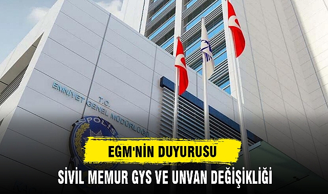 EGM'NİN DUYURUSU