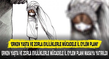 ‘ERKEN YAŞTA VE ZORLA EVLİLİKLERLE MÜCADELE İL EYLEM PLANI’