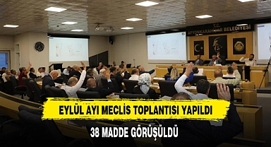 EYLÜL AYI MECLİS TOPLANTISI YAPILDI