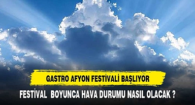 GASTRO AFYON YAĞMUR ALTINDA GEÇECEK