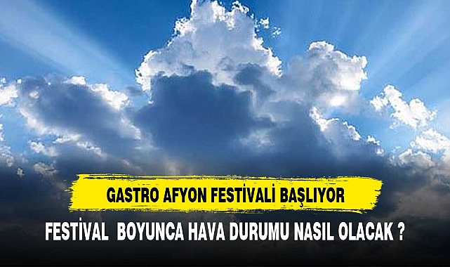GASTRO AFYON YAĞMUR ALTINDA GEÇECEK