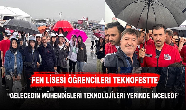 "GELECEĞİN MÜHENDİSLERİ TEKNOLOJİLERİ YERİNDE İNCELEDİ"