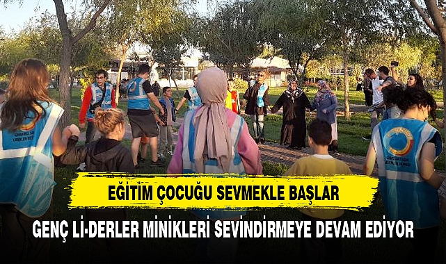 GENÇ Lİ-DERLER MİNİKLERİ SEVİNDİRMEYE DEVAM EDİYOR
