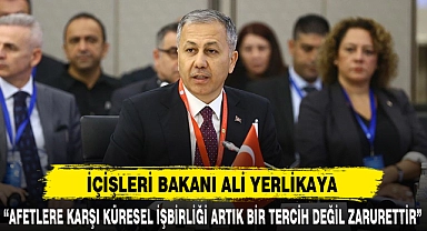 İÇİŞLERİ BAKANI ALİ YERLİKAYA