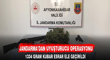 JANDARMA’DAN UYUŞTURUCU OPERASYONU