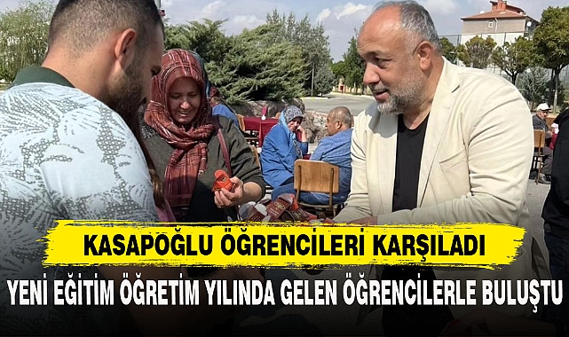 KASAPOĞLU AFYONKARAHİSAR'A GELEN ÖĞRENCİLERİ AFYON LEZZETLERİYLE KARŞILADI