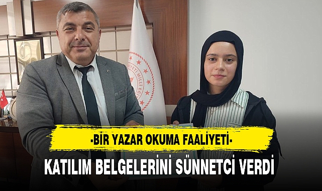 KATILIM BELGELERİNİ SÜNNETCİ VERDİ
