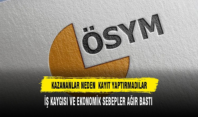 KAZANANLAR NEDEN  KAYIT YAPTIRMADILAR