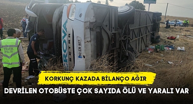 KORKUNÇ KAZADA ÇOK SAYIDA ÖLÜ VE YARALI VAR