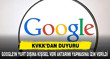 KVKK’DAN DUYURU