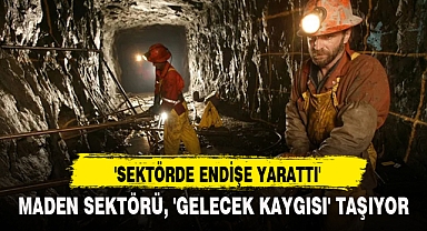 MADEN SEKTÖRÜ, 'GELECEK KAYGISI' TAŞIYOR