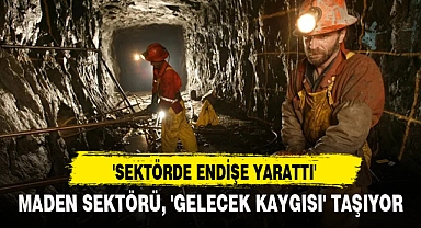 MADEN SEKTÖRÜ, 'GELECEK KAYGISI' TAŞIYOR