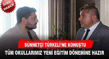 MEM MÜDÜRÜ SÜNNETÇİ YENİ EĞİTİM ÖĞRETİM YILINI GAZETEMİZE DEĞERLENDİRDİ