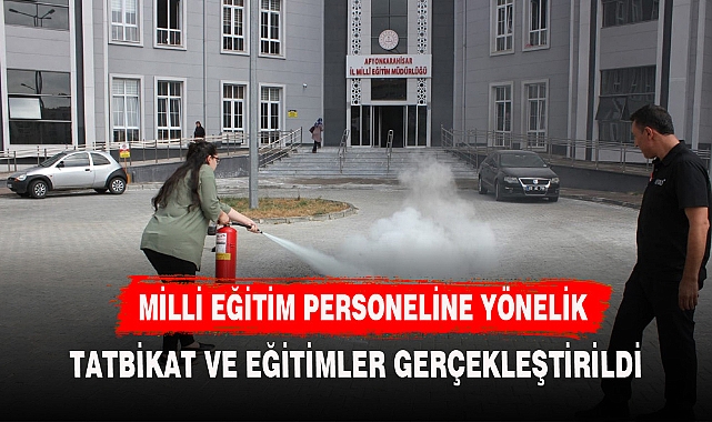 MİLLİ EĞİTİM PERSONELİ YAPARAK YAŞAYARAK ÖĞRENDİ