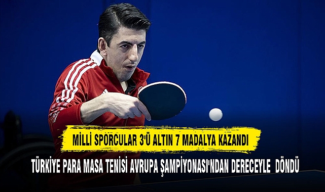 MİLLİ SPORCULAR 3'Ü ALTIN 7 MADALYA KAZANDI