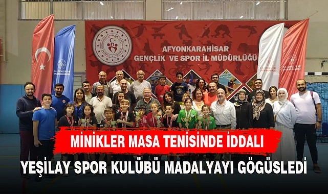 MİNİKLER FERDİ VE TAKIM MASA TENİSİ MÜSABAKALARI TAMAMLANDI