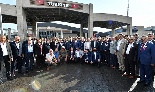 MODERNİZASYONU TAMAMLANAN TÜRKGÖZÜ GÜMRÜK KAPISININ AÇILIŞ TÖRENİ YAPILDI
