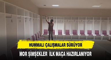 MOR ŞİMŞEKLERDE HUMMALI ÇALIŞMA SÜRÜYOR