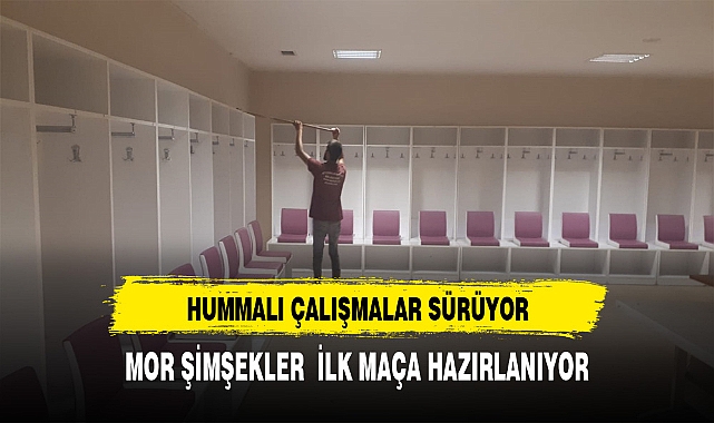 MOR ŞİMŞEKLERDE HUMMALI ÇALIŞMA SÜRÜYOR