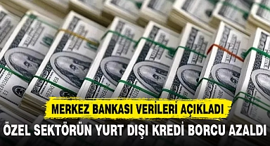 ÖZEL SEKTÖRÜN YURT DIŞI KREDİ BORCU AZALDI