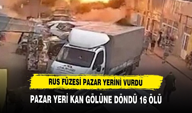 PAZAR YERİ KAN GÖLÜNE DÖNDÜ