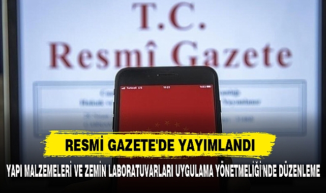 RESMİ GAZETE'DE YAYIMLANDI