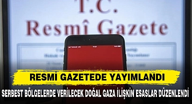 RESMİ GAZETEDE YAYIMLANDI