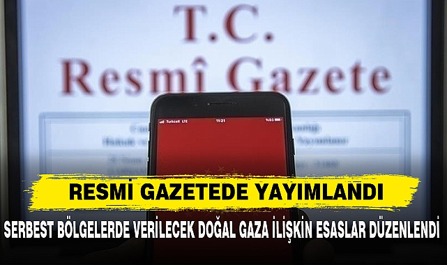 RESMİ GAZETEDE YAYIMLANDI
