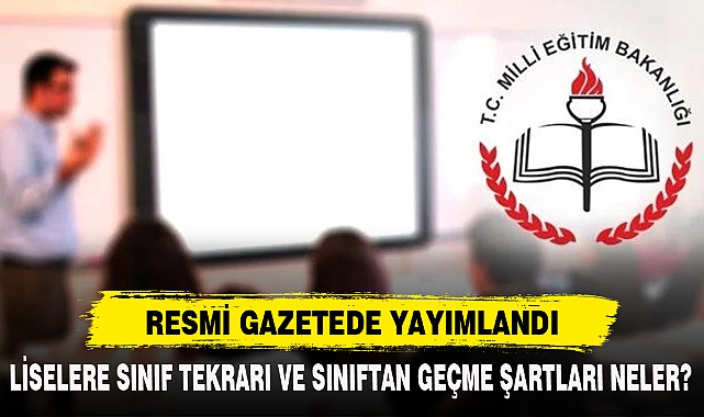 RESMİ GAZETEDE YAYIMLANDI