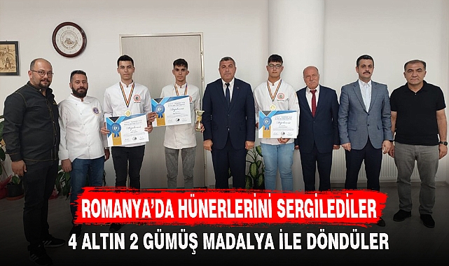 ROMANYA'DA HÜNERLERİNİ SERGİLEDİLER