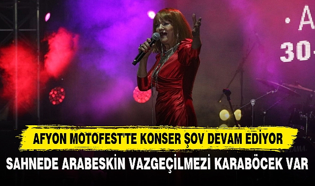 SAHNEDE ARABESKİN VAZGEÇİLMEZİ KARABÖCEK VAR