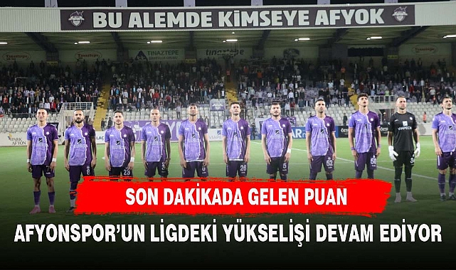 SON DAKİKADA GELEN PUAN