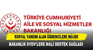 SOSYAL YARDIM ALAN ÖĞRENCİLERE MÜJDE