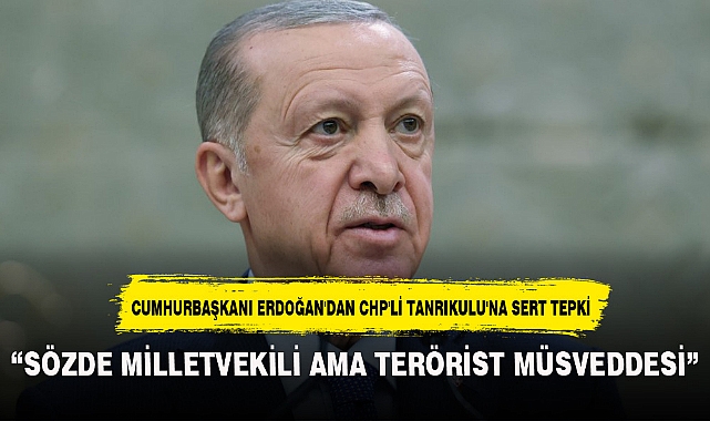 "SÖZDE MİLLETVEKİLİ AMA TERÖRİST MÜSVEDDESİ"