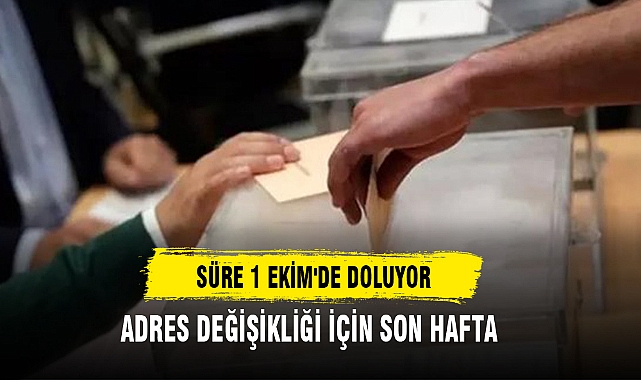 SÜRE 1 EKİM'DE DOLUYOR
