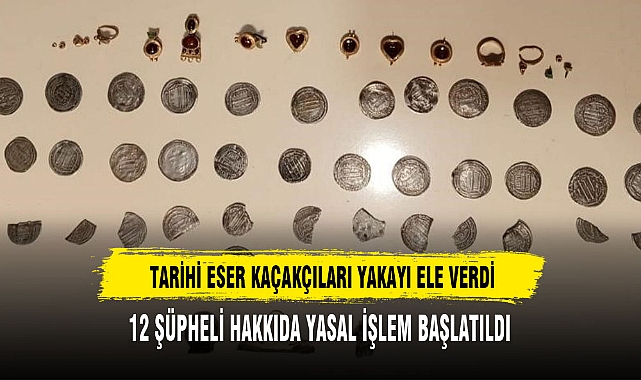 TARİHİ ESER KAÇAKÇILARI YAKAYI ELE VERDİ