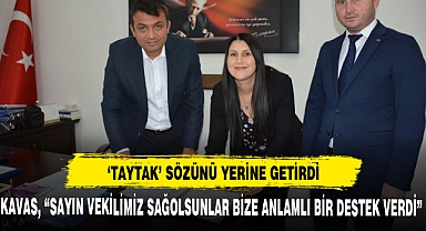 TAYTAK SÖZÜNÜ YERİNE GETİRDİ İLK AÇIKLAMA GELDİ