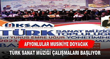 TÜRK SANAT MÜZİĞİ ÇALIŞMALARI BAŞLIYOR