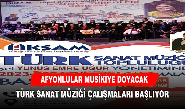 TÜRK SANAT MÜZİĞİ ÇALIŞMALARI BAŞLIYOR